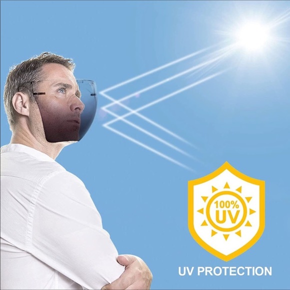 Unisex Visor Full Face Cover Sunglasses - Picture 7 of 7